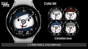 LMwatch Christmas snowman Screenshot 3