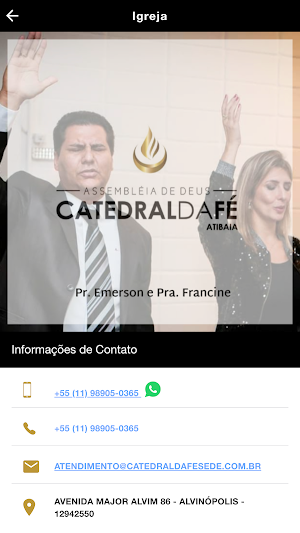 CATEDRAL DA FÉ SEDE ATIBAIA Screenshot 2