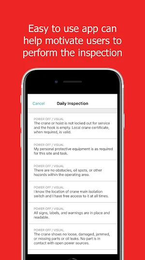 Konecranes CheckApp Screenshot 0