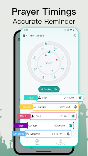 Qibla Finder: Muslim Prayer screenshot 2