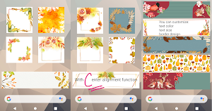 Sticky Memo Notepad Autumn Screenshot 2