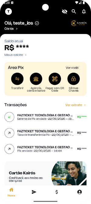 Kairós WB Bank Screenshot 1