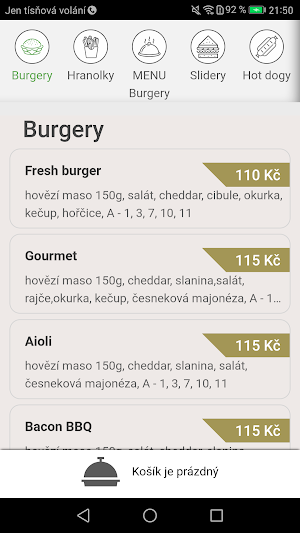 Fresh Burger Kladno Screenshot 2