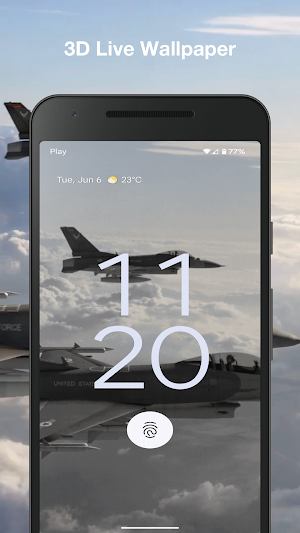 Aircrafts Live Wallpaper Screenshot 0