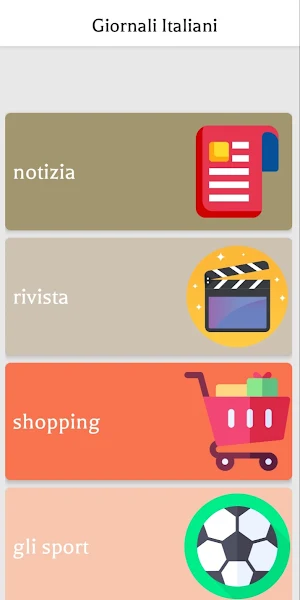 giornali italiani Screenshot 0
