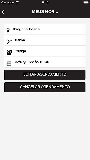 Thiago Barbearia Screenshot 0