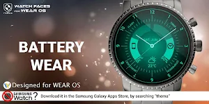 Battery Wear Watch Face Screenshot 0