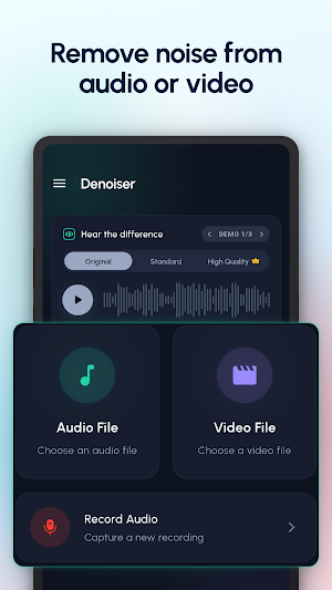 Denoiser: Audio Noise Remover Screenshot 0