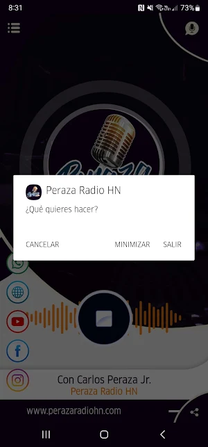 Peraza Radio HN Screenshot 3