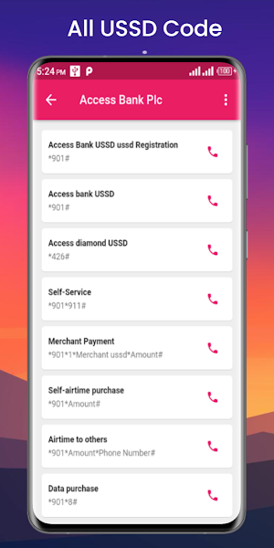 Nigeria banks ussd code Screenshot 3