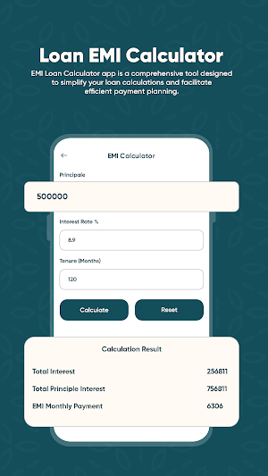 LoanCash - Emi Loan Calculator Screenshot 2