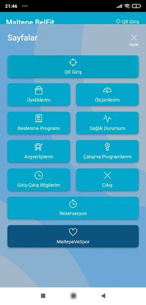 Maltepe BelFit Screenshot 3