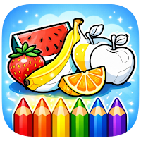 Fruits Coloring Book for Kids