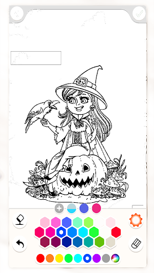 Spooky Halloween Coloring Book Screenshot 2