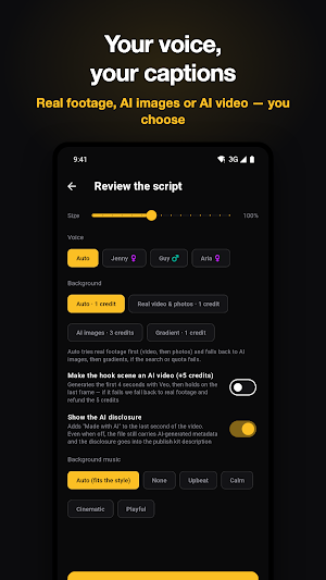 OneHook: AI Shorts Video Maker Screenshot 2
