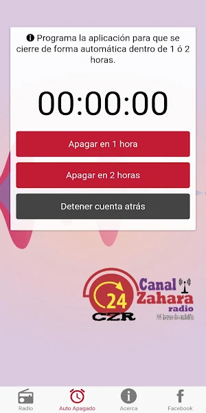 Canal Zahara Radio. CZR Screenshot 1