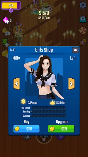 Sexy defenders: idle shooting Screenshot 1