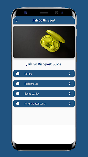 Jlab Go Air Sport Guide Screenshot 0