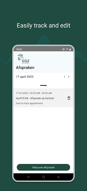 HealthTalk - GGz Oost Brabant Screenshot 2