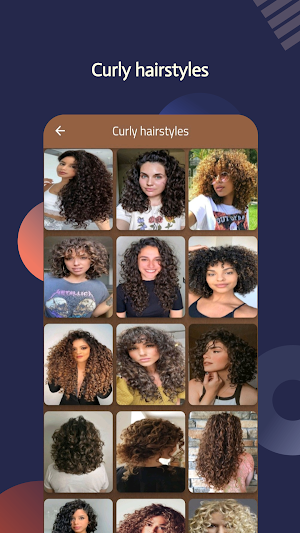 Curly Hairstyles - Short Curly Screenshot 2