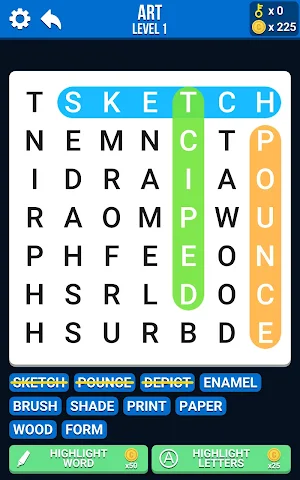 Word Search Screenshot 1