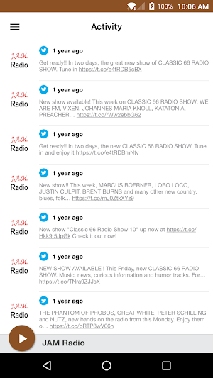 JAM Radio Screenshot 1