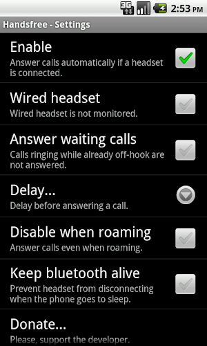 Handsfree Screenshot 0
