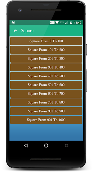 Square, Cube, Square-Root, Cube-Root & Factorial Screenshot 1
