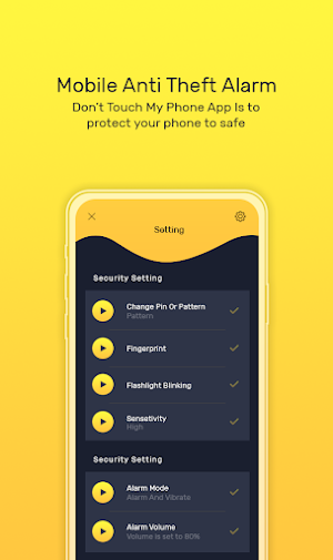 Mobile Anti-theft alarm - Battery Theft Alarm Screenshot 3