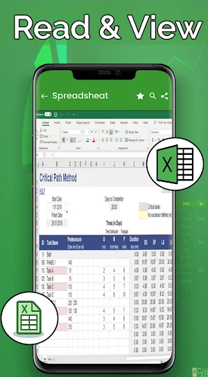 XLSX viewer: Excel Reader Screenshot 0