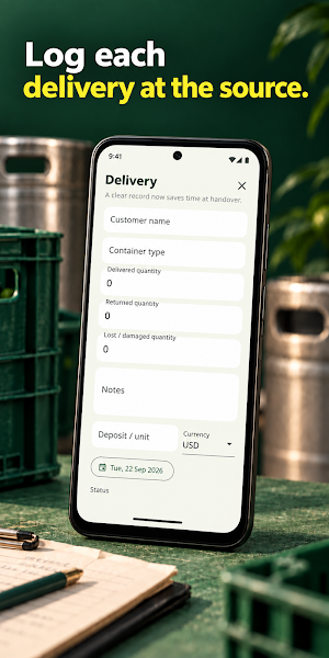 Container Deposit Tracker Screenshot 2