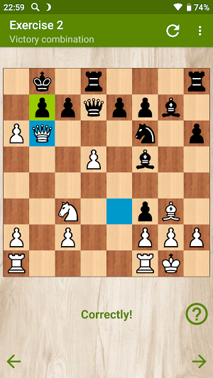 Scandinavian Defense with white pieces (free) Screenshot 3