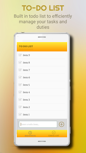 Pomodoro Timer : Brain Focus F Screenshot 3