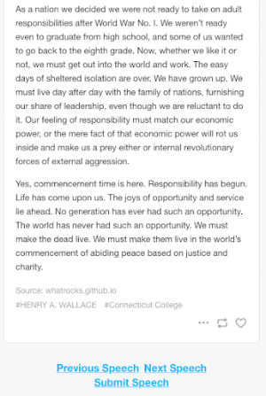 WikiSpeeches Screenshot 3
