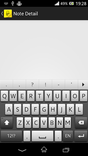 Password Note Screenshot 2