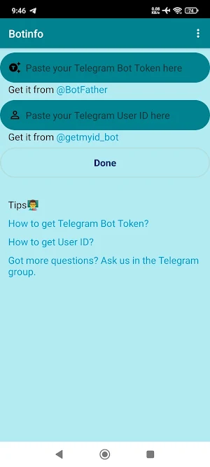 Botinfo Screenshot 0