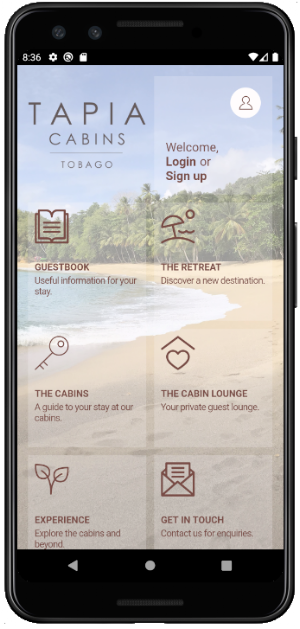 Tapia Cabins Screenshot 0