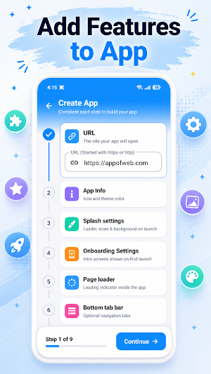 Web to App Converter APK Maker Screenshot 1