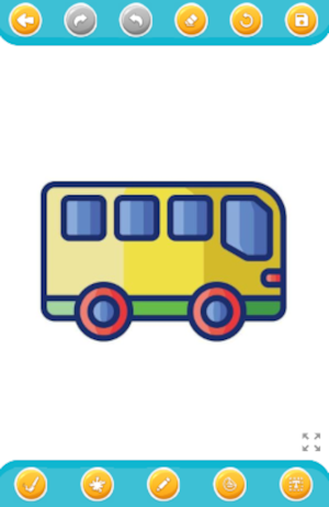 city bus - coloring book Screenshot 0