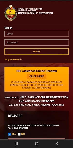 Philippine e-services Screenshot 1
