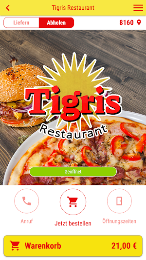 Tigris Restaurant Screenshot 0