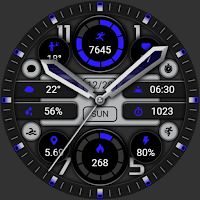 Navy Blue Texture ZKin Watch