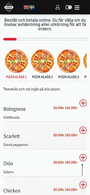 Amigo Restaurang Screenshot 0