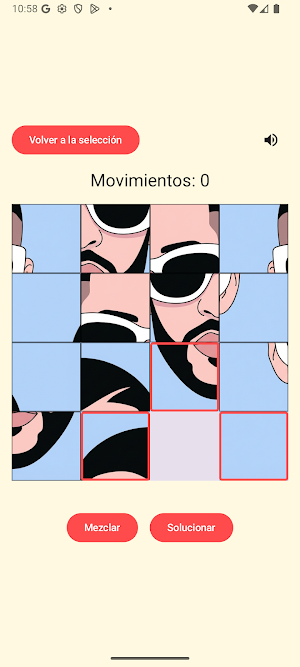 Bad Bunny Puzzle Screenshot 1