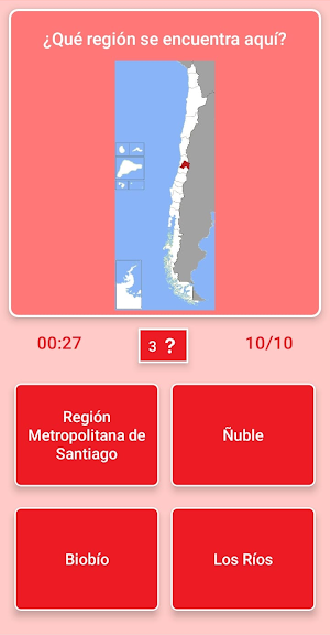 Mapa de Chile - Quiz Screenshot 0