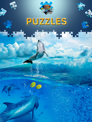 Free Dolphin Jigsaw Puzzles Screenshot 2