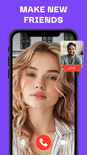 New Girl - Video Chat App Screenshot 3