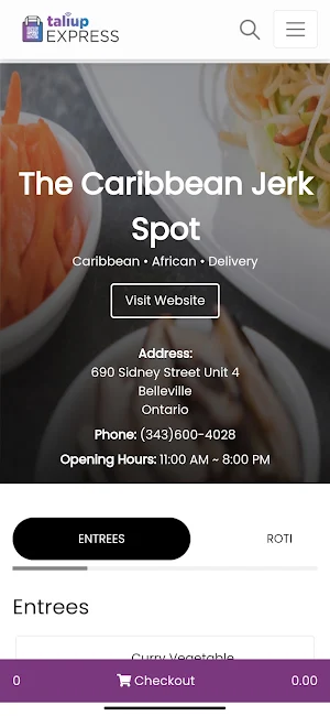 Caribbean Jerk Spot Screenshot 1