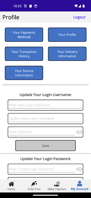 MyFuelAccount Screenshot 1