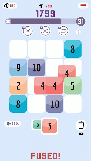 Fused: Number Puzzle Game Screenshot 1